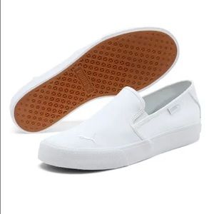 White Puma Bari Slip On Canvas shoe 8 nwt